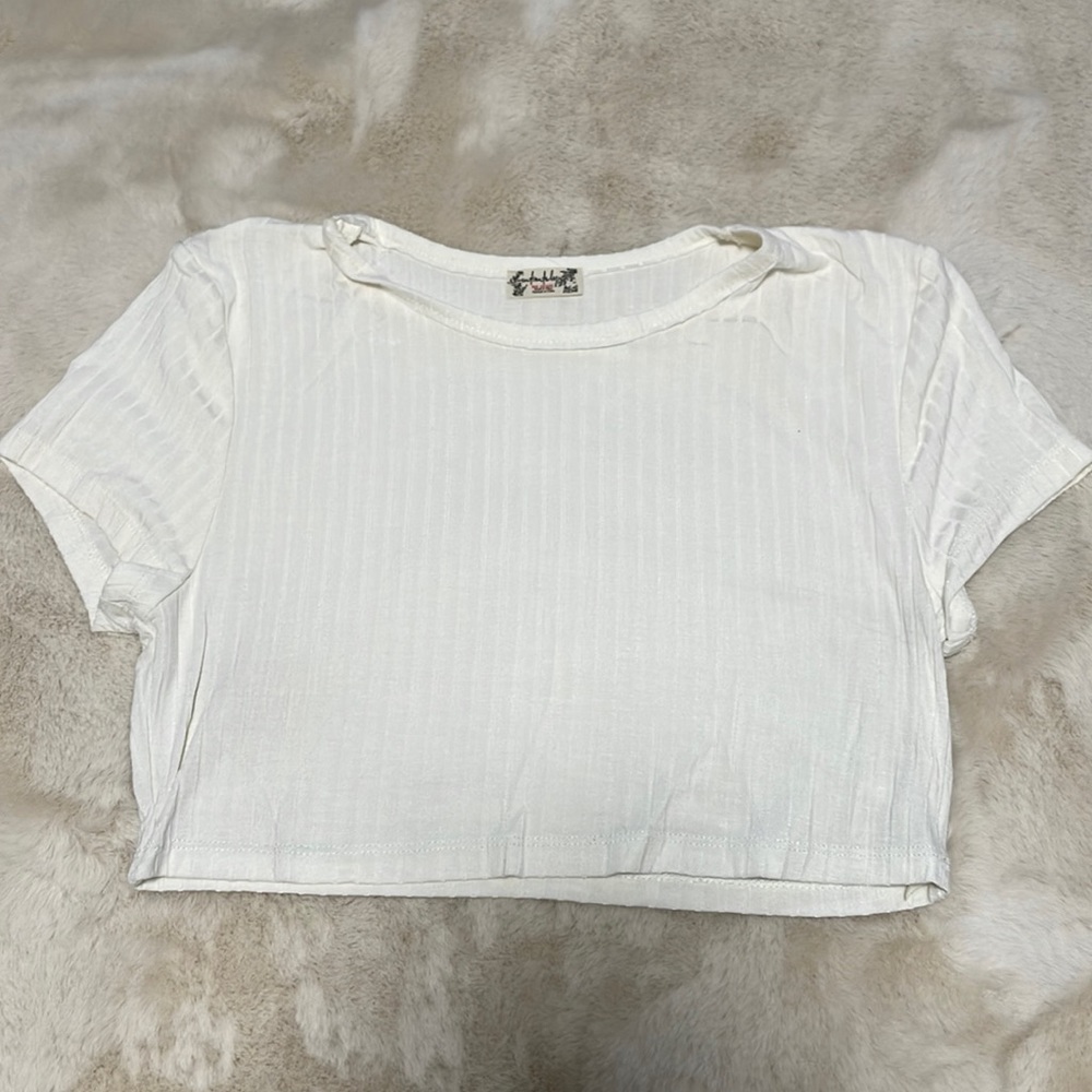 Free People Ribbed Crop Top